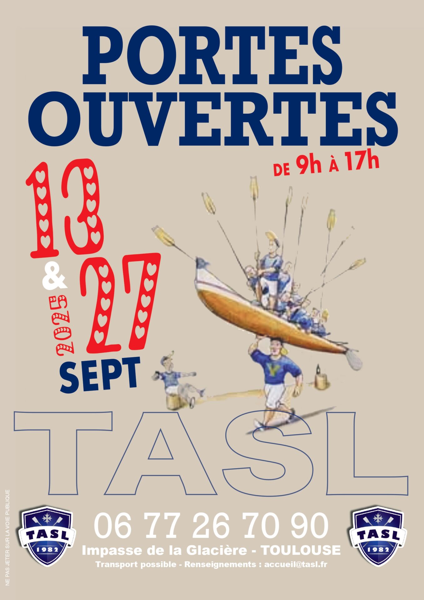 AFFICHE TASL PORTE OUVERTES 2 Affichage TASL porte ouverte